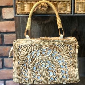 Vintage Wicker Bailey Bag